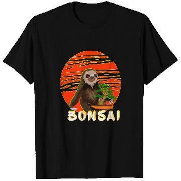Discover Funny Sloth Tee Bonsai Tree Gift for Yoga Masters T-Shirts