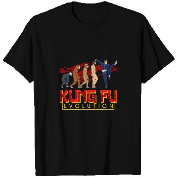 Discover Funny Human Kung Fu Evolution 713 T-Shirts