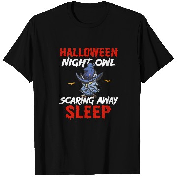Discover Halloween Night Shift Worker Graveyard Duty Spooky T-Shirts