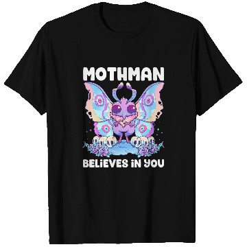 Discover Pastel Goth Mothman Believes You Me Gothic Cryptid Wicca T-Shirts