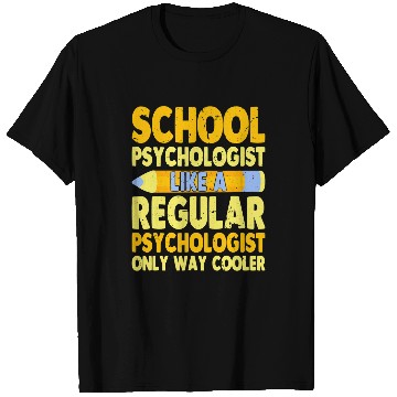 Discover Like A Regular Psychologist Funny School Psychologist T-Shirts