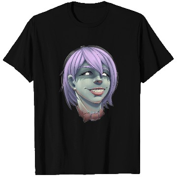 Discover Pastel Goth Zombie Head Portrait Halloween Gothic Emo Punk 478 T-Shirts