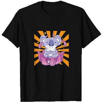 Discover Funny Bear Lotus Koala Meditating Cute Bears T-Shirts