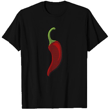 Discover Chili pepper illustration T-Shirts