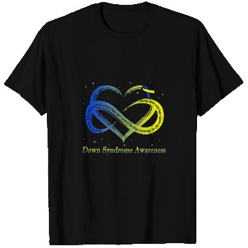 Discover I Wear Blue Yellow For Down Syndromes Awareness Warrior T-Shirts