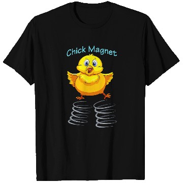 Discover Chicken Lover Funny Chick Magnet Easter Baby Chicken for Boys Kids Girls T-Shirts