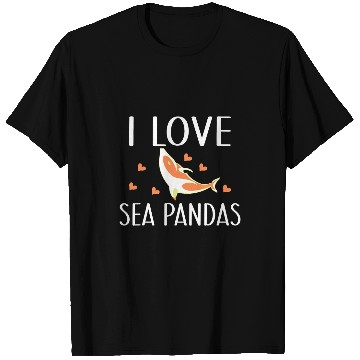 Discover Funny Bear I love Seas Pandas Orca Whale Cute Bears T-Shirts