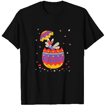 Discover Bunny Ears Eggs Costume Cute Easter Day Dragonfly T-Shirts