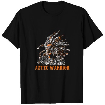Discover Aztec Warrior King Mexican Native Art Mayans 6 T-Shirts