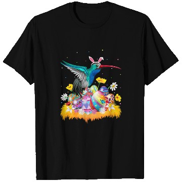 Discover Funny Easter Egg Lover Cute Hummingbird Easter Sunday T-Shirts