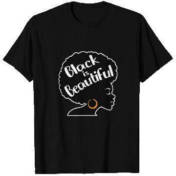Discover Black Is Beautiful Afro Girl Women Girls African Queen T-Shirts