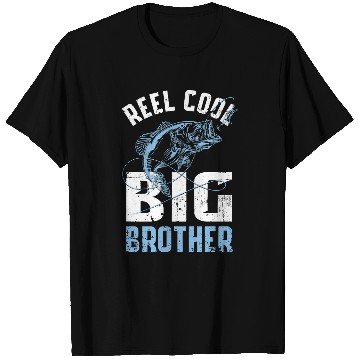 Discover Fishing Reel Cool Big BrotherSiblings239 Fisher Hook Fisher T-Shirts