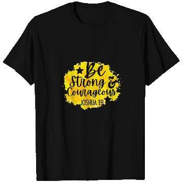 Discover Christians Be Strong And Courageous Catholic T-Shirts