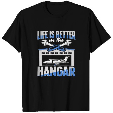 Discover Mens Aircraft Mechanic Design for a aircraft technician 2 T-Shirts