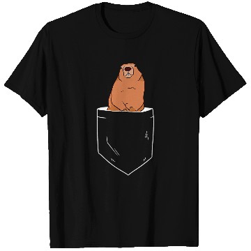 Discover Groundhog Brusttasche Marmot T-Shirts