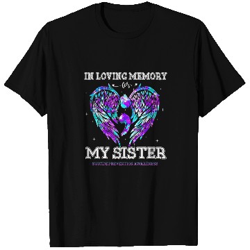 Discover In Loving Memory For My Mom Feather Twinkle semicolon T-Shirts