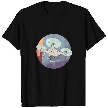 Discover Drone Pilot vintages Retro RC Quadcopter T-Shirts