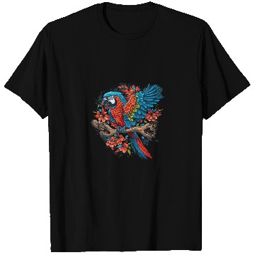 Discover Surrealism Japanese Painting Macaw T-Shirts
