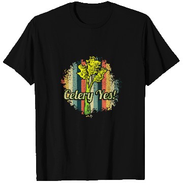 Discover Celery Yes Funny Vegetable Gardener 4 T-Shirts