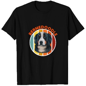 Discover Bernedoodle Dog Lover Graphic T-Shirts