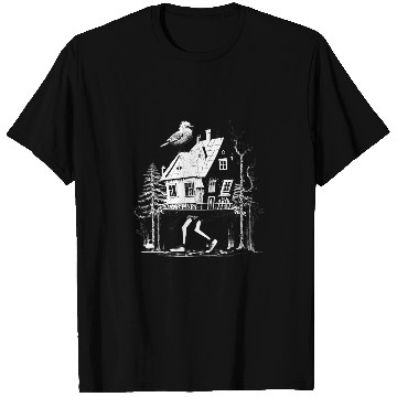 Discover Walking House on Chicken Legs Slavic folklore Baba Yaga Art 30 T-Shirts