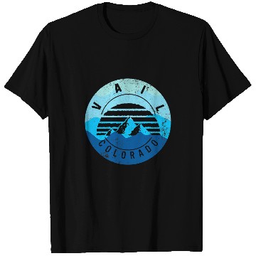 Discover Skiing Ski Vail Colorado Skiing Snowboarding Winter Ski Park Mountain 1 T-Shirts