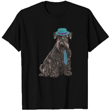 Discover Dog Scottish Terrier Scottie Dog in a Hat and Tie T-Shirts