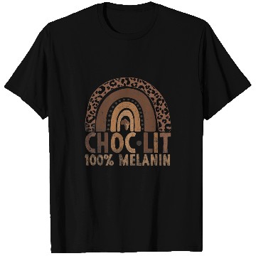 Discover Choc Lit Melanin Leopard Rainbow Black Pride History African T-Shirts