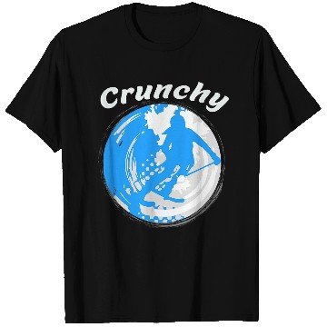Discover Skiing Ski Crunchy Snowboarder Earth Loving T-Shirts