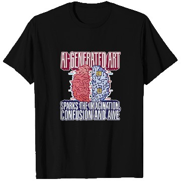 Discover Ai generated Art Sparks Imagination Artificial Intelligence T-Shirts