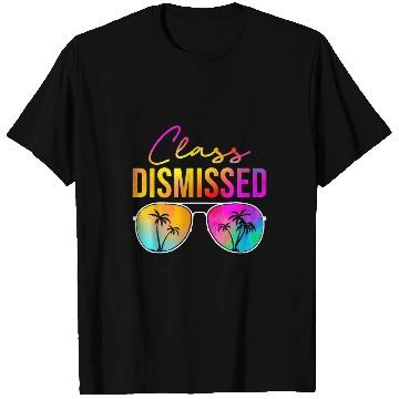 Discover Surf Life Teacher Class DIsmissed Sunglasses sunset Surfing 2 T-Shirts