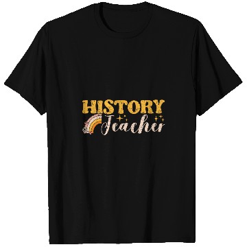 Discover History Teacher Definition Funny Back To School Typography T-Shirts
