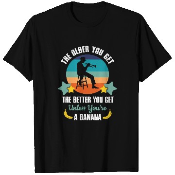 Discover Trumpet Lover Player Funny Banana T-Shirts