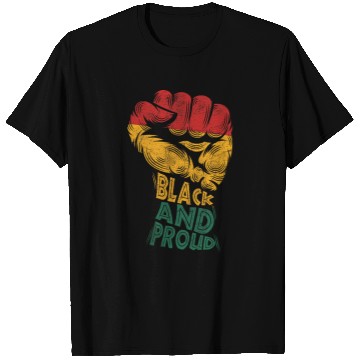 Discover Black And Proud African American Black History T-Shirts