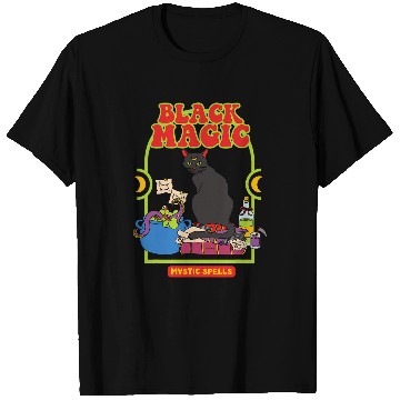 Discover Black Magic 2Mystic Spells 2Cat T-Shirts