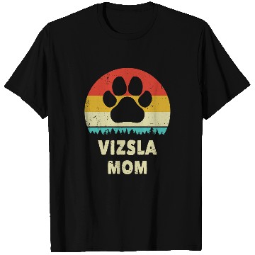 Discover Dog Vizsla Mom vintages Dog Gift For Women Funny Dog Lover T-Shirts