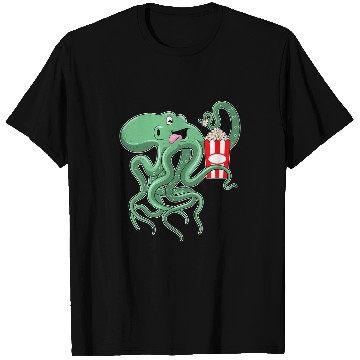 Discover Octopuss Lover Popcorn T-Shirts