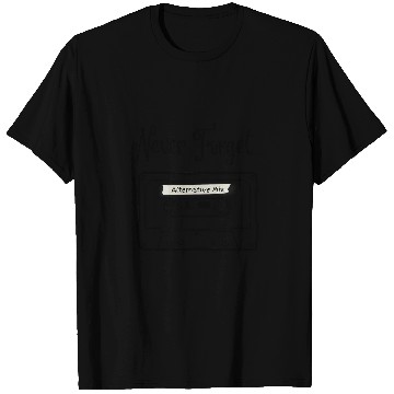 Discover Alternative Music Mix Cassette Tape Throwback Audio Humor T-Shirts
