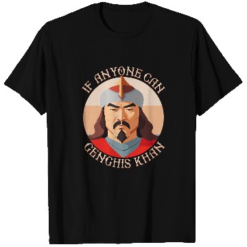 Discover Funny Medieval History Teacher Genghis Khan T-Shirts