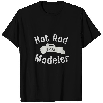 Discover 125 Scale Hot Rod Model Builder T-Shirts