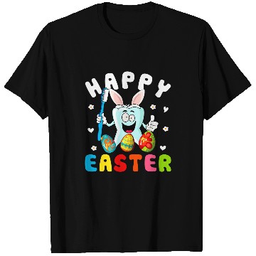 Discover happy easter egg hunt dentists gift easter bunny dental assis T-Shirts