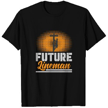 Discover Funny Future Lineman Costume Lineworker Electrical Lineman 6 T-Shirts