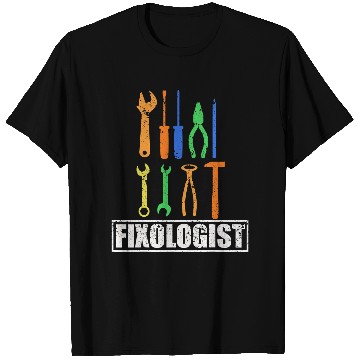 Discover Woodworking Fixologist Cool Handyman Tools Art Carpenter T-Shirts