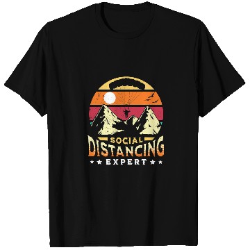 Discover Skydiving Gift Social Distancing Expert Skydiving Funny vintages Skydiver T-Shirts