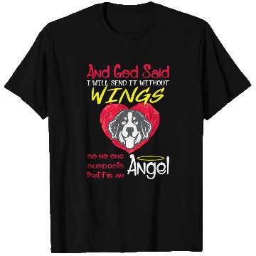 Discover Bernedoodle Angel Without Wings Pet Lovers Gift T-Shirts