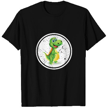 Discover Dinosaur Grunge vintages Circle Cute 1 T-Shirts