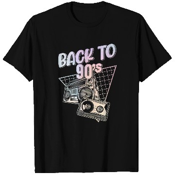 Discover Back To 90s Cassette Mixtape T-Shirts