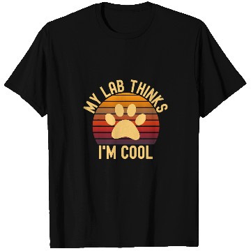 Discover Labrador Lab Dog My Yellow Lab Thinks Im Cool Labrador Retriever T-Shirts