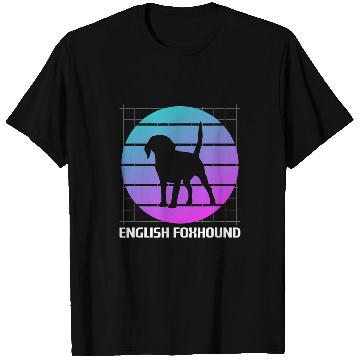 Discover Retro English Foxhound Dog Lover T-Shirts
