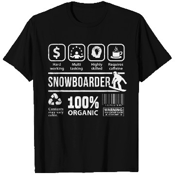 Discover Skiing Ski Snowboard Multi Tasking T-Shirts
